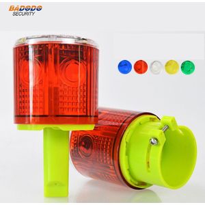 Waterdichte automatische Optisch Gecontroleerde Geen Schakelaar Solar Waarschuwing alarm lamp licht Signaal Baken emergency traffic Alarm Lamp