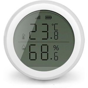 Ewelink Afstandsbediening Smart Home Temperatuur En Vochtigheid Sensor Met Led Scherm Werkt Met Home Assistent Tuya Hub