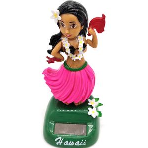 Solar Dansen Hawaii Meisje Hula Hoofd Schudden Speelgoed Auto Interieur Decompressie Dashboard Decoratie Auto Ornamenten Auto-accessoires