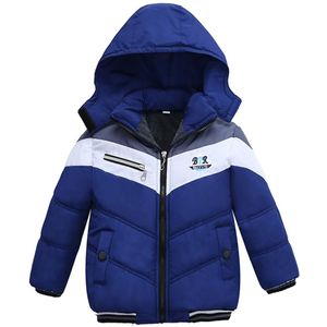 Baby Jongens Jas Herfst Winter Katoenen Jas Voor Kinderen Kinderen Hooded Warme Bovenkleding Jas Voor Jongens Kleding 2 3 4 5 Jaar Oud