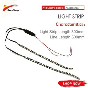 Licht Strip Voor X48 Elektrische Scooter 10Inch Krachtige Elektrische Skateboard Elektrische Fiets Shiny Light Strip Voor Elektrische Scooter