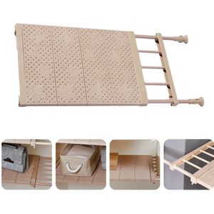 1Pc Uitbreidbaar Verstelbare Nuttig Duurzaam Garderobe Separator Kledingkast Rack Plank Opbergrek Plank Kasten Plank Divider Voor Ind