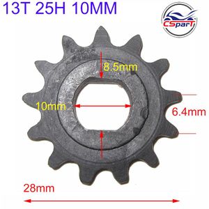 9 10 11 12 13 14 15 tand 9T 10T 11T 12T 13T 14T 15 T 25H Ovale 10MM Scheermes EVO IZIP Gear Tandwiel 500W 800W 1000W Scooter Motor