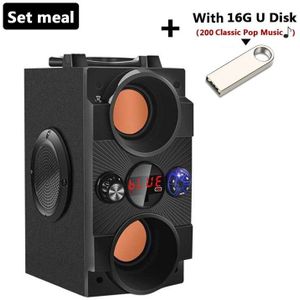 40W Grote Power Draagbare Bluetooth Speaker Outdoor Draadloze Subwoofer Boombox Kolom Sound Music Center Ondersteuning Aux Tf Fm Radio