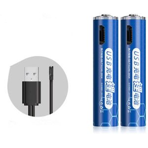 1.5V 1000mWh Aaa Oplaadbare Batterij Usb Aaa Oplaadbare Lithium Batterij Snel Opladen Via Micro Usb Kabel