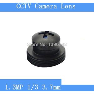 PU'Aimetis HD surveillance infrarood camera lens zwarte schroef-vormige 1.3MP lens 3.7mm M12 draad CCTV lenzen