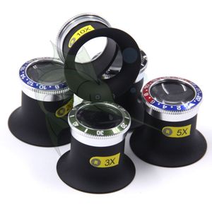 3X 5X 10X 20X Ultra Clear Vergrootglas Lens Loepen Aluminium Body Horloge Reparatie Tool Vergrootglas voor Horlogemakers