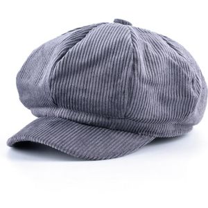 TQMSMY Unisex Achthoekige hoed mannen herfst corduroy stof gorras planas mannen Krantenjongenspet vrouwen effen kleur hoeden voor mannen baretten