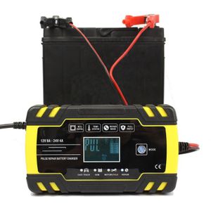 Automatische Auto Acculader 12V 8A / 24V 4A Met Digitale Lcd Snelle Opladen Tool Kit Ac 110V-240V Agm Gel Nat Lood-zuur Reparatie