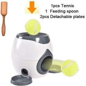 Hond Tennis Beloning Machine Speelgoed Huisdier Bal Launcher Speelgoed Iq Training Voor Hond Speelgoed 6Cm Elastische Tennisbal voor Binnen Of Buiten