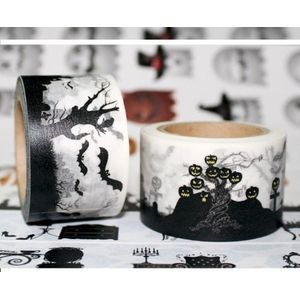 Mooie 30mm * 10 m halloween washi tape/halloween view diy en masking japan washi tape