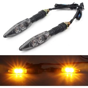 1 Paar Motorcycle Arrow Knipperlichten Led 12V Knipperlichten Indicatoren Universal Voor Harley Honda Kawasaki Yamaha Ducati