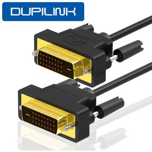 Dvi Naar Dvi Kabel DVI-D Video Kabel 2K 1080P Dvi D 24 + 1 Dual Link Adapter 1M 2M 3M Voor Hdtv Projector Cabo Pc Computer Draad Koord