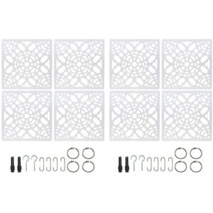 4/8pcs Scheidingswand Opknoping Schermen Woonkamer Divider Panelen Scheidingswand Kamerscherm Gordijn 29CM X 29CM DIY Home Decor