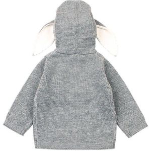 Pasgeboren Meisjes Baby Winter Knite Trui Baby Knitwear Lange Mouwen Kleding Schattige Baby Leuke Lange Oren Breien Trui 0-2 T