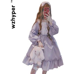 2 Kleuren Gothic Lolita Jurk Zachte Sisiter Kant Zwarte Jurk Vrouwen Prinses Jurk Meisje Halloween Kostuum