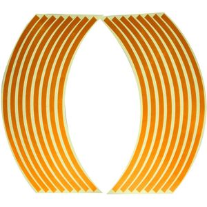 18 Inch Motorfiets Auto Wiel Sticker Wiel Ring Velg Ring Stickers Gewijzigd Wiel Stickers Band Reflecterende Sticker