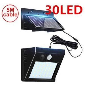 56/30 leds Solar Licht Met 7 Kleur Afstandsbediening Waterdichte Motion Sensor Lamp Verlichting Voor Outdoor Tuin straatverlichting split m