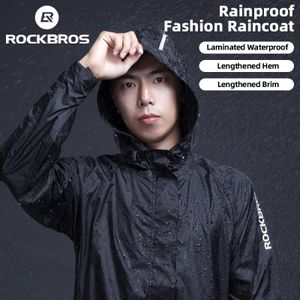 Rockbros Fietsen Waterdicht Jasje Ademend Reflecterende Hooded Regenjas Europese Maat Waterdichte Outdoor Sport Windjack