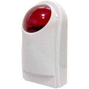 Wireless Outdoor waterdichte Geluid Strobe Flash Siren 315 MHz/433 MHz met 120db alarm geluid en rode flash verlichting back up