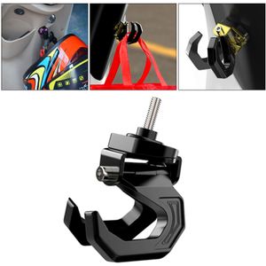 Metalen Motorfiets Scooter Helm Houder Dubbele Haak Mount Tas Er Met Schroef