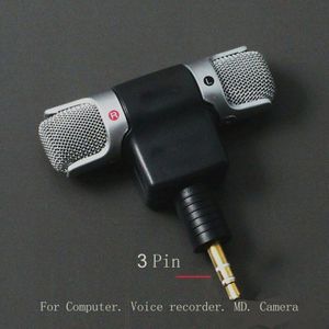 Mini 3.5Mm Jack Microfoon Stereo Microfoon Voor Opname Mobiele Telefoon Studio Interview Microfoon Voor Smartphone Pc Camera