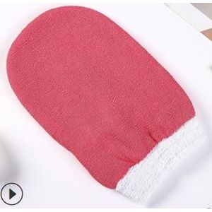 1 Stuk Dubbelzijdig Hammam Scrub Mitt Magie Scrubhandschoen Scrubben Tan Verwijdering Mitt Badhanddoek