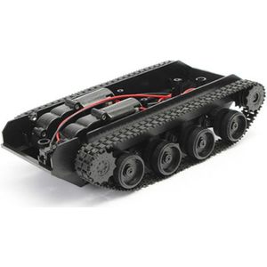 Rc Tank Smart Robot Tank Car Chassis Kit Rubber Track Crawler Voor Arduino 130 Motor Diy Robot Speelgoed Voor Kinderen
