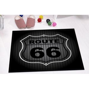 Lb 60*40 Vintage Historic Route 66 Ons Auto Motorfiets Badkamer Tapijt Vloermat Deurmat Keuken Wc Tapijt Voor man Woonkamer