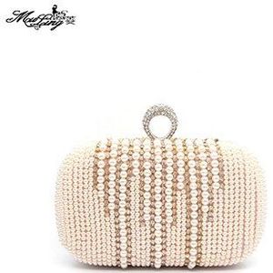 Vrouwen handtas Elegante en elegante parel avondtasje banket clutch avondtasje bruid jurk dames schoudertas crossbody tas