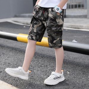 Zomer Korte Voor Kid Jongens Camouflage Shorts Jongens Strand Korte Kinderen Casual Print Katoenen Broek 110-170