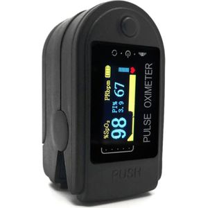 Blood Oxygen Monitor Pulsoxymeter Zuurstofverzadiging Monitor Oximeter Hartslagmeter Zonder Batterij
