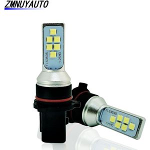 2Pcs P13W Led 12SMD 3535 Auto 1400LM 6000K Super Heldere Witte Auto Fog Light Driving Drl Dagrijverlichting lamp 12V