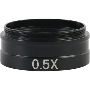 1X Bescherming Barlow Auxiliary Doelstelling Glas Lens Voorkomen Roet Voor 200X 180X 120X 300X C Mount Lens Video Microscoop Camera