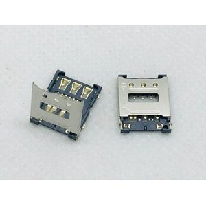 Micro Nano SIM Flip 6PIN Card Socket Kind Slimme Horloge Connector Slot Lade Houder Adapter FFC FPC Smartphone Reparatie Accessoire
