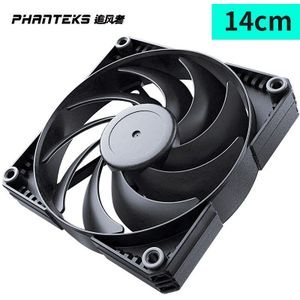 Phanteks Sk Shenfeng 12/14 Zwart Mute Pwm Temperatuurgestuurde Koude Rij Computer Case Cooling Fan
