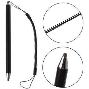 Anti-Verloren Lanyard Touch Screen Stylus Pen Fibre Stylus Mesh Micro Fiber Tip Pen Voor Ipad Iphone Smart telefoon Tablet
