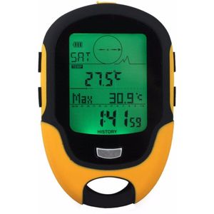 Outdoor Multifunctionele LCD Digitale Kompas Camping Hoogtemeter Waterdicht Camping Wandelen Klimmen Barometer Thermometer Hygrometer
