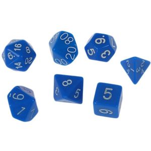 Dobbelstenen Sets, Polyhedrale Dobbelstenen, 7Pcs Multi Zijdig Dices Rollenspel Speelgoed Board Game