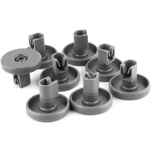 8 Pcs Vaatwasser Spare Rolls Onderdelen Manden Kits Voor AEG Favorit Privileg Zanussi etc