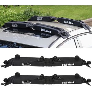 2Pcs Universal Opvouwbaar Auto Dakdragers Top Bagagedrager Rack Carry Belasting 60Kg Bagage 600D Oxford Auto Surf lange Imperiaal Pads