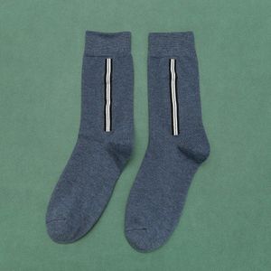 5 Pairs Mannen Sokken Casual Sokken Mode Lijn Kleurrijke Mannen Sokken Gelukkig Zakelijke Jurk Katoenen Sokken voor Man