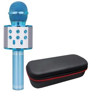 Kids 3 In1 Handheld Draadloze Bluetooth Enkele Microfoon Karaoke Usb Speaker Zingen Player Ktv Mic Record Muziek Kinderen Speelgoed