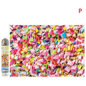 150 Stuks/Fles 17 Soorten Olieverf/Landschap/Cartoon Jigsaw Mini Reageerbuis Pakket Educatief Speelgoed Voor volwassenen Kinderen Puzzel
