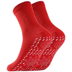2Pcs Mannen/Vrouwen Unisex Winter Warm Zelfopwarming Gezondheid Sokken Pijnbestrijding Outdoor Anti-Koude Therapie magnetische Thermische Kousen
