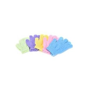 1 Paar Willekeurige Kleur Douche Handschoenen Exfoliërende Wassen Huid Spa Massage Body Scrubber Cleaner Baden Reinigingsproducten
