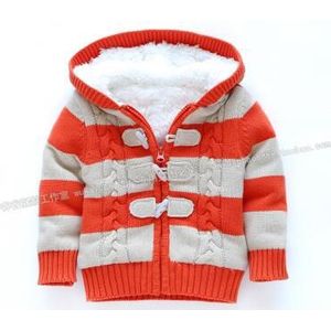 Retail herfst winter baby boy truien baby kleding kinderen bovenkleding meisjes streep trui vest jas