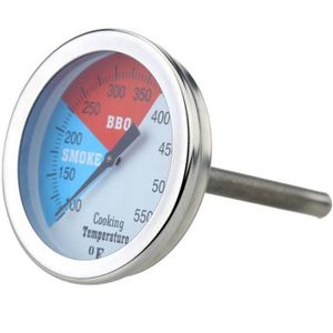 Thermometer Handheld Analoge Rvs Bbq Smoker Pit Grill Thermometer Oven Voedsel Vlees Temp Gauge Huishouden Koken Gereedschap
