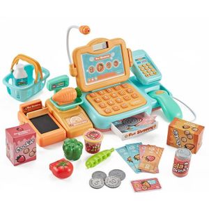 Kinderen Simulatie Smart Speelhuis Speelgoed Scannable Swipe Berekening Gemak Winkel Kids Kassa Supermarkt Speelgoed