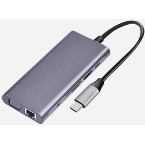 Multifunctionele Docking Station Type-C 10-In-1 Hub Usb Notebook Docking Hub Hub Type C Adapter docking Station